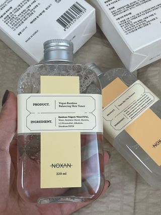 [녹산] 비건 대나무 밸런싱 수분 토너 + 비건 바이오 비타 에센스 — 3점을 준 리뷰어가 2022년 10월 올린 사용 사진