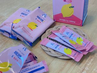 비타앤C 레몬맛, 망고맛 — 4.5점을 준 리뷰어가 2021년 4월 올린 사용 사진