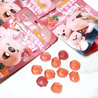 [팔도] 잔망루피젤리 믹스베리맛 42g 8개 — 5점을 준 리뷰어가 2022년 1월 올린 사용 사진