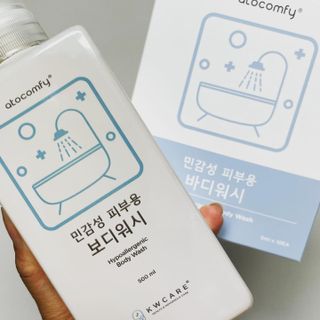아토컴피 신생아도 사용가능한 무알러지 바디워시 & 여행키트 ( 독일 임상시험 완료 / 영유아 탑투토 워시 겸용 ) — 5점을 준 리뷰어가 2022년 9월 올린 사용 사진