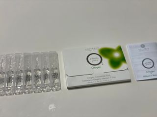 유니베르소 산소앰플 7일 집중케어 앰플 — 5점을 준 리뷰어가 2021년 8월 올린 사용 사진