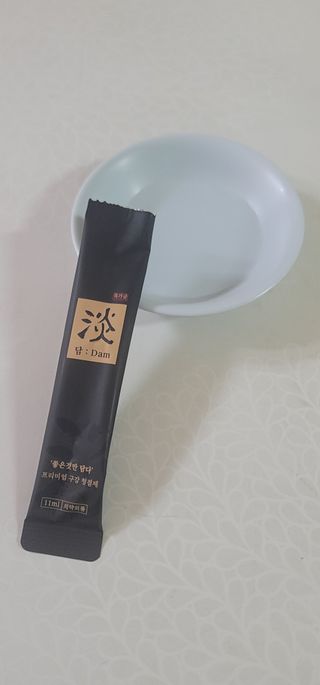 담소은 자극없는 무알콜 휴대용 한방가글 스틱 가글담 — 5점을 준 리뷰어가 2022년 10월 올린 사용 사진