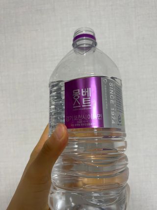 몽베스트 MONTBEST 1L 12입 — 5점을 준 리뷰어가 2022년 2월 올린 사용 사진
