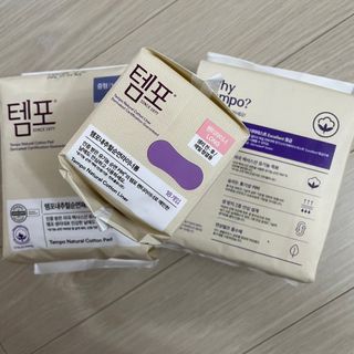 N[템포] 템포 패드 내추럴 순면 생리대 SET(중형 슬림 + 대형 + 라이너) — 5점을 준 리뷰어가 2024년 2월 올린 사용 사진