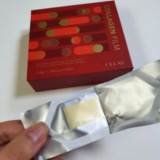 프리마인 귀족의 콜라겐, 92배 흡수율. 럭셔리 프리미엄 셀라브 콜라겐필름 30매 — 5점을 준 리뷰어가 2022년 6월 올린 사용 사진