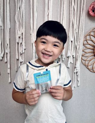 퓨어오투 블루콩 퓨어오투 팩솔리드 — 5점을 준 리뷰어가 2022년 6월 올린 사용 사진