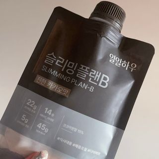 일일하우 슬리밍 플랜B 고소한 귀리맛, 진한 카카오맛 (체중조절식) — 5점을 준 리뷰어가 2023년 8월 올린 사용 사진