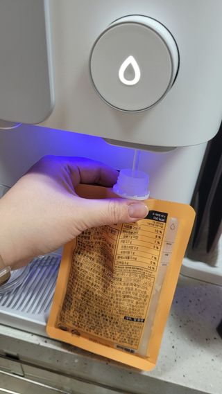 [덜다] 든든 식물성 단백질 쉐이크 40g X 7입 (곡물/딸기) — 5점을 준 리뷰어가 2023년 8월 올린 사용 사진