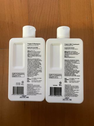 트리플에스 탈모 샴푸 275ml + 실크 트리트먼트 275ml — 4점을 준 리뷰어가 2021년 3월 올린 사용 사진