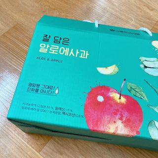 서울약사신협 잘 담은 알로애사과_70ml x 30포 — 5점을 준 리뷰어가 2021년 10월 올린 사용 사진