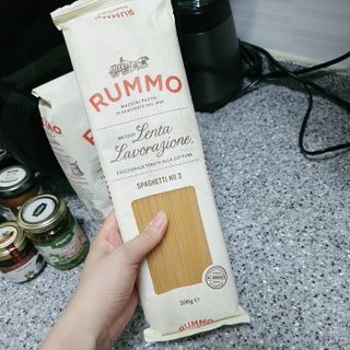 이탈리안 프리미엄 파스타 룸모 Rummo 파스타 2종 + 바질 페스토 + 블랙 트러플 페이스트 — 5점을 준 리뷰어가 2021년 7월 올린 사용 사진