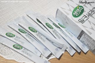 셀렉스스포츠 셀렉스 밀크세라마이드 저분자피쉬콜라겐 28포 X 1박스 — 5점을 준 리뷰어가 2021년 6월 올린 사용 사진