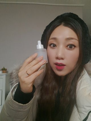 [미릴] 맑음빛 레드빈 브라이트닝 앰플 — 5점을 준 리뷰어가 2020년 12월 올린 사용 사진