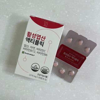 [리노브] 4세대 활성엽산 액티폴릭 270mg x 30정 — 5점을 준 리뷰어가 2022년 9월 올린 사용 사진