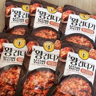 한성기업 무볼레 왕건더기 볶음밥 묵은지삼겹살 — 4.5점을 준 리뷰어가 2021년 10월 올린 사용 사진