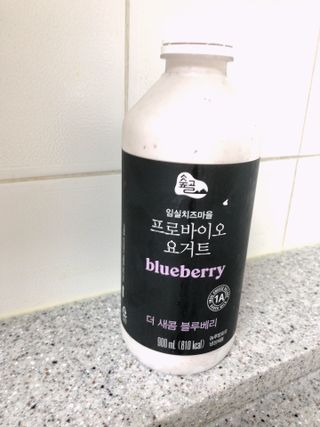 숲골 임실치즈마을 프로바이오 요거트 900ml — 3점을 준 리뷰어가 2021년 8월 올린 사용 사진
