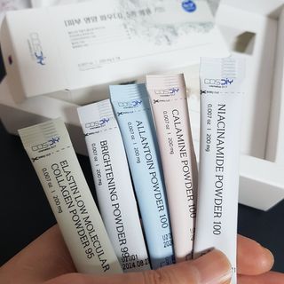 [유니자르] COSDIY  샘플 키트 + 엘라스틴 저분자 콜라겐 파우더 — 5점을 준 리뷰어가 2021년 11월 올린 사용 사진