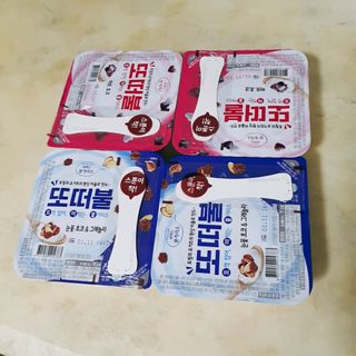 남양유업 또깍 접어 떠먹는 불가리스 2종 — 5점을 준 리뷰어가 2021년 1월 올린 사용 사진