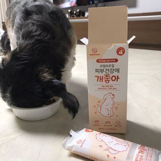 My Pet Care 모발과 모질 피부건강에 개좋아 — 5점을 준 리뷰어가 2021년 4월 올린 사용 사진