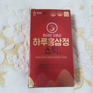 힘내라김홍삼 하루홍삼정스틱 10g x 10포 — 5점을 준 리뷰어가 2021년 3월 올린 사용 사진