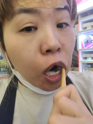 [닥터노아] 마루 대나무 칫솔 콤팩트 & 고체 치약 — 5점을 준 리뷰어가 2022년 7월 올린 사용 사진