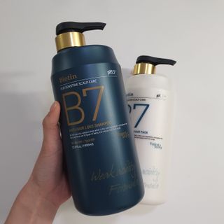 [포레스트스토리] B7 안티 헤어로스 샴푸1,000ml + 헤어팩 1,000ml — 5점을 준 리뷰어가 2021년 3월 올린 사용 사진