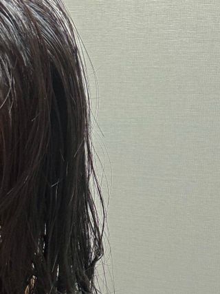 [유니프] 헤어 샤이니 핑크 컬러 트리트먼트 500g — 3점을 준 리뷰어가 2024년 1월 올린 사용 사진