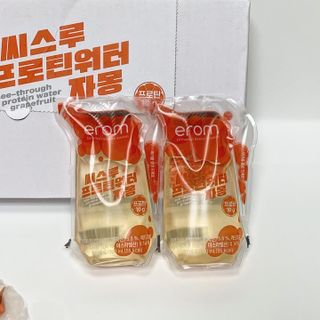 이롬 씨스루 프로틴워터 사과, 자몽 200ml x 12입 — 5점을 준 리뷰어가 2022년 9월 올린 사용 사진