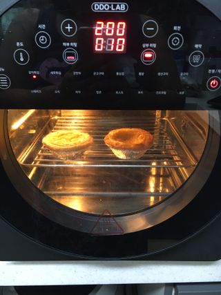 디앙뜨 포르투갈 에그타르트 오리지널 맛+패션후르츠+초콜릿타르트 맛 중 택1 — 2.5점을 준 리뷰어가 2021년 7월 올린 사용 사진