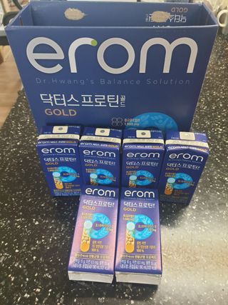 이롬 erom 닥터스 프로틴 골드 — 5점을 준 리뷰어가 2021년 4월 올린 사용 사진