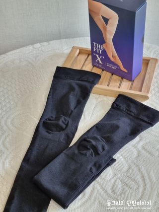 땡스마이레그 더핏X 압박밴드 허벅지확장형 — 5점을 준 리뷰어가 2022년 8월 올린 사용 사진