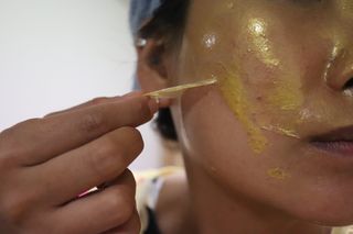 스킨클로저 바르바 프리미엄 골드리프팅팩 바르바 골드리프팅팩 — 5점을 준 리뷰어가 2022년 10월 올린 사용 사진