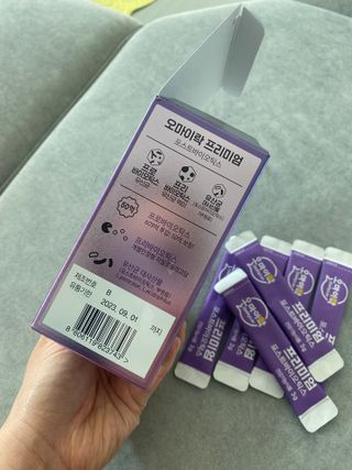 [유산균] 오마이락 프리미엄 포스트바이오틱스 30P — 5점을 준 리뷰어가 2022년 12월 올린 사용 사진