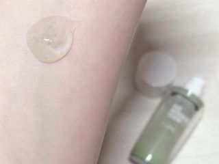 김정문알로에 큐어 큐어 알로에 리프레쉬 젤리 세럼, 큐어 알로에 하이드로 젤리 크림 — 5점을 준 리뷰어가 2021년 2월 올린 사용 사진