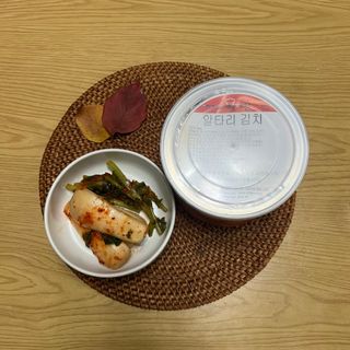 셰프애찬 알타리김치 총각김치 1kg — 3.5점을 준 리뷰어가 2022년 10월 올린 사용 사진