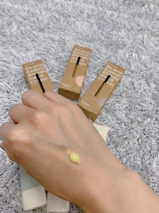 [후르디아] 끈적임 없는 착한성분 비건  핸드크림 3종 — 5점을 준 리뷰어가 2021년 1월 올린 사용 사진