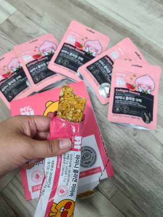 일동제약 마이니 마이니 늘씬날씬 콜라겐 세트 — 4점을 준 리뷰어가 2021년 2월 올린 사용 사진