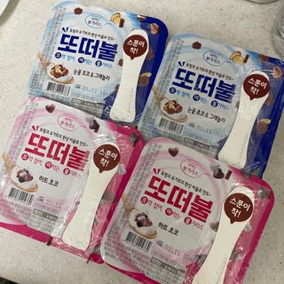 남양유업 또깍 접어 떠먹는 불가리스 2종 — 5점을 준 리뷰어가 2021년 1월 올린 사용 사진