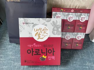 서울약사신협_내몸애생발란스아로니아_70ml x 30포 — 4.5점을 준 리뷰어가 2021년 7월 올린 사용 사진