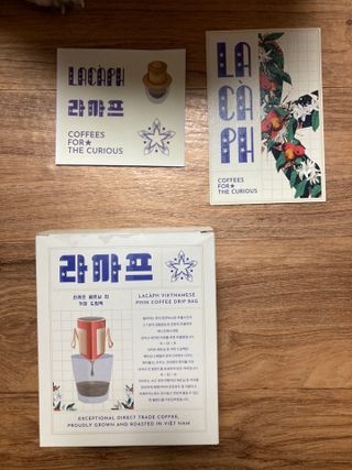 라까프 베트남 핀 커피 드립백 7개입 — 4.5점을 준 리뷰어가 2022년 9월 올린 사용 사진