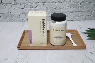 버블데이 아로마/과일 거품 입욕제 — 5점을 준 리뷰어가 2021년 7월 올린 사용 사진