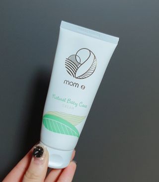mom e 맘이 내추럴 베이비 케어 크림+바디오일 — 5점을 준 리뷰어가 2021년 1월 올린 사용 사진