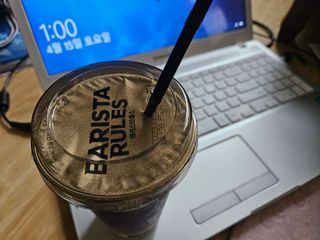 바리스타룰스 돌체 라떼 — 5점을 준 리뷰어가 2023년 4월 올린 사용 사진