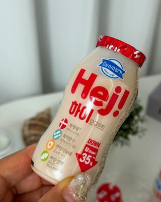 [구매평]▪︎ 덴마크 하이(Hej!) 브랜드 패키지(요구르트, 그릭요거트)only 로켓프레쉬 — 5점을 준 리뷰어가 2025년 5월 올린 사용 사진