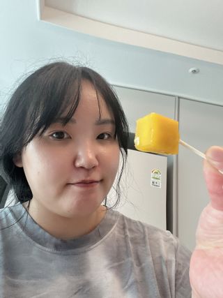 돌 MF[Dole] 파인애플컵/망고컵/복숭아컵 198g 6입X1박스 (맛 1가지 랜덤 발송) — 5점을 준 리뷰어가 2024년 5월 올린 사용 사진