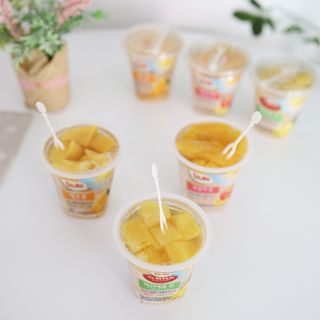 돌 MF[Dole] 파인애플컵/망고컵/복숭아컵 198g 6입X1박스 (맛 1가지 랜덤 발송) — 5점을 준 리뷰어가 2023년 6월 올린 사용 사진