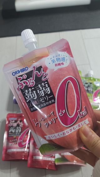 ORIHIRO 오리히로 곤약젤리 제로칼로리 130g 4종 4팩(맛별로 1팩씩) — 5점을 준 리뷰어가 2023년 1월 올린 사용 사진