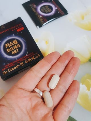 [키스립] 바이오 회사에서 만든 숙취해소제 키스립 코드레드 487 — 5점을 준 리뷰어가 2022년 1월 올린 사용 사진