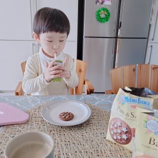 바릴라 몰리노비앙코 쿠키 3종_판디스텔라,쿠오리치니,바이오치 — 4.5점을 준 리뷰어가 2022년 2월 올린 사용 사진