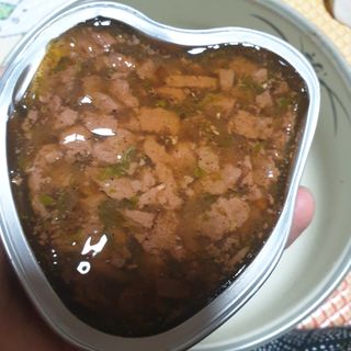 비타크래프트 조에시 하트캔 85g 강아지 습식캔 10캔 — 5점을 준 리뷰어가 2021년 7월 올린 사용 사진